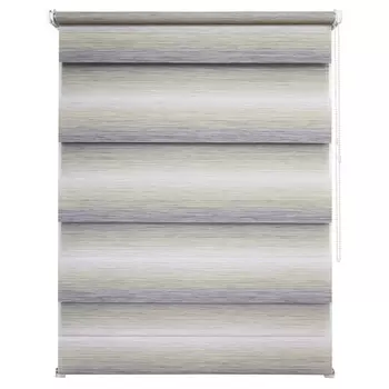 штора рулонная УЮТ Ливерпуль день/ночь 50х160см серо-голубая, арт.62.РШТО.8831.050х160