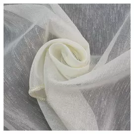 штора тюлевая на шт.ленте AMORE MIO сетка 300х270см молочная, арт. 17589