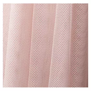 штора тюлевая на шт.ленте AMORE MIO сетка 300х270см розовая, арт. 17585