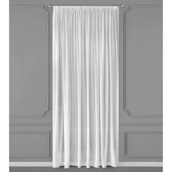 штора тюлевая на шт.ленте CASSIA Дафна вуаль 300х300см белая, арт.1027.00426