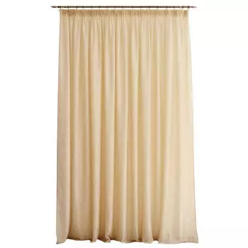 штора тюлевая на шт.ленте FOR TO Perche вуаль 300х265см золотая, арт.524_04