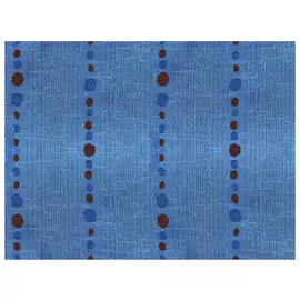 штора тюлевая на шт.ленте FOR TO Acqua органза 300х265см синяя, арт.1324/40