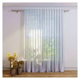 штора тюлевая на шт.ленте FOR TO Aufff органза 300х280см серая, арт.1242911