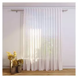 штора тюлевая на шт.ленте FOR TO Aufff органза 300х280см светло-розовая, арт.1242926