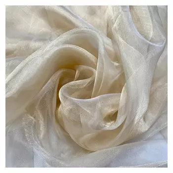 штора тюлевая на шт.ленте FOR TO Bellezza органза 300х280см кремовая, арт.BELLEZZA_032_V06