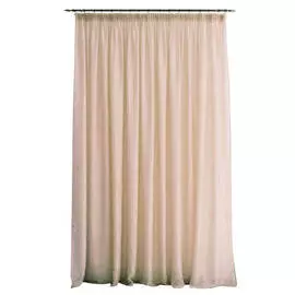 штора тюлевая на шт.ленте FOR TO Est вуаль 300х265см кремовая, арт.478_06