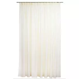 штора тюлевая на шт.ленте FOR TO Risata органза 300х265см молочная, арт.561_01