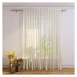 штора тюлевая на шт.ленте FOR TO Risata органза 300х280см розовая, арт.122530104