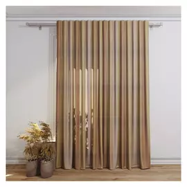 штора тюлевая на шт.ленте FOR TO Sunion органза 300х280см желто-оранжевая, арт.12231