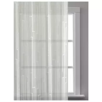 штора тюлевая на шт.ленте PIKAMO шифон деворе 250х280см белая, арт.С 1821-W2277 V1