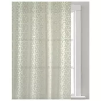 штора тюлевая на шт.ленте PIKAMO шифон деворе 250x280см белая, арт.С 1709-W2646 V1