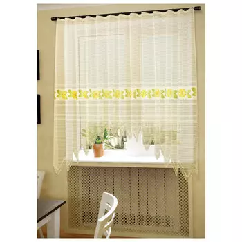 штора тюлевая на шт.ленте SANPA Амфора арка жаккард рашель 320х190см бежевая, арт.HP4533/2/1E