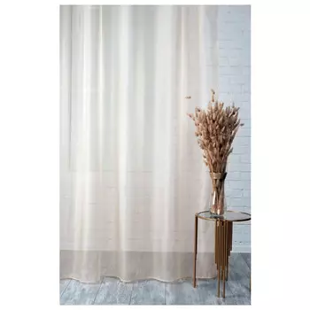 штора тюлевая на шт.ленте SANPA Одетта креп-органза 300х280см бежевая, арт.HP12684/17629/1E