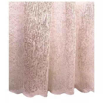 штора тюлевая на шт.ленте TAC рашель 300х270см розовая, арт.GS3581
