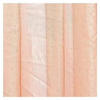штора тюлевая на шт.ленте TAC Termita-V5 органза 300х265см персиковая, арт.GS1855