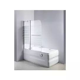 шторка для ванны OFELIS Rebeca 140х120см 2 створки прозрачный