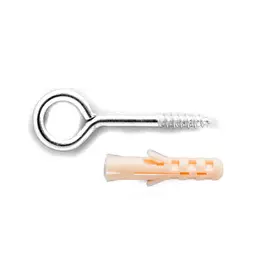 шуруп-кольцо 12x5x2,5мм с дюбелем 2шт