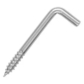 шуруп-крюк L-образный 6х75мм 2шт