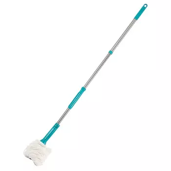 швабра ATTRIBUTE Twist 27х7см 130см отжим платик ,металл, микрофибра