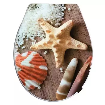 сиденье для унитаза Ракушки пластик