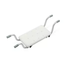 сидение для ванной VITARTA 72-82х22х28см алюминий пластик белый