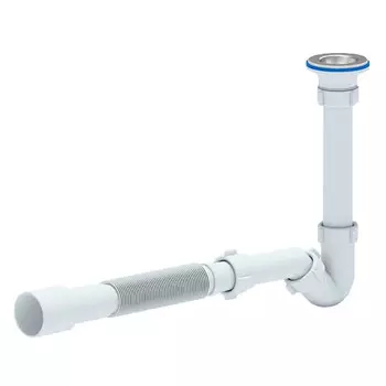 сифон для биде АНИПЛАСТ 1 1/4"х32мм с гофрир трубой 32х40/50мм