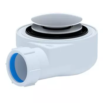 сифон для душевого поддона АНИПЛАСТ 50мм слив 40мм г/труба клик-клак