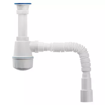 сифон для мойки MasterProf 1.1/2"х40 с гибкой трубой 40х32/40/50