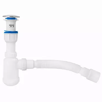 сифон для раковины MasterProf 1.1/4"х40 пласт.вып.с системой клик-клак с г.т. 40х32/40/50