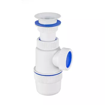сифон для раковины VIRPLAST Элит 1 1/2"х40мм белый