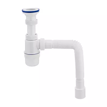 сифон универсальный VIRPLAST 1 1/2"х40 белый