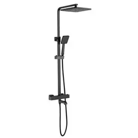 система душевая ESKO Singapore black с термостатом