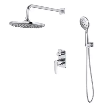 система душевая IDDIS Ray встраиваемая с тропическим 225мм и ручным 110мм хром