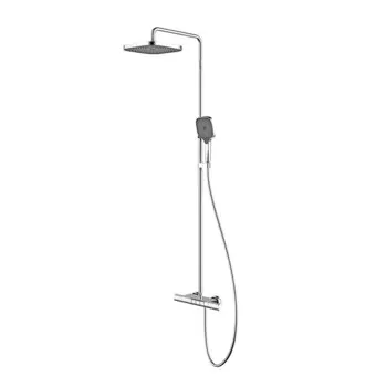 система душевая IDDIS SpaHome 260х260х65мм смеситель для ванны/душа с термостатом хром глянцевый