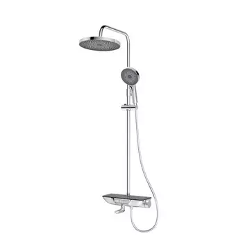 система душевая IDDIS SpaHome 260мм смеситель для ванны/душа нажимной глянцевый хром