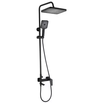 система душевая OSGARD Fendi со смесителем латунь черный