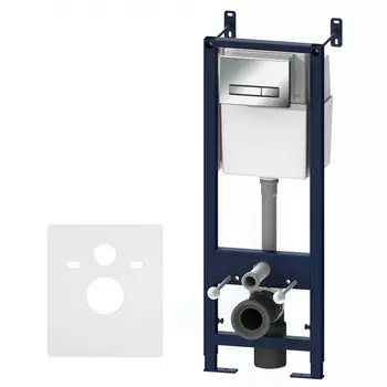 инсталляция AM.PM Start 41 для подвесного унитаза с клавишей хром