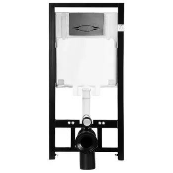 инсталляция JACOB DELAFON для подвесного унитаза кнопка хром