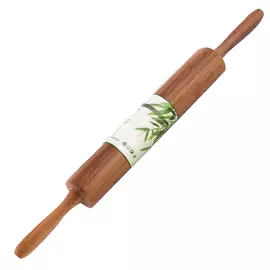 скалка AGNESS 44,5/25х4,5см бамбук