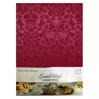 скатерть 180х150 цвет бордо, арт.01шс55-1к-161004