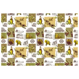 скатерть ПВХ Кармен 110х135см зеленая, арт.578/2