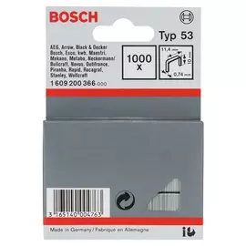 скобы для степлера BOSCH тип 53 10мм 1000шт