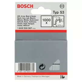 скобы для степлера BOSCH тип 53 12мм 1000шт