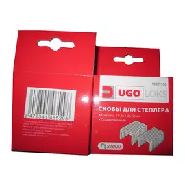 скобы для степлера UGO LOKS 057 12мм 1000шт