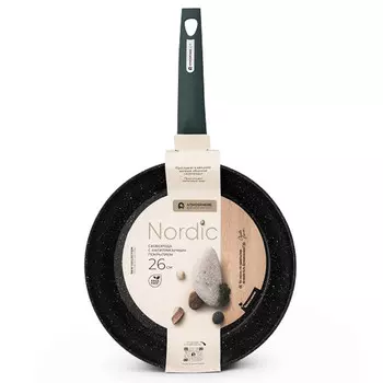 сковорода ATMOSPHERE Nordic 26см антипр.покр. кован.алюм. индукция