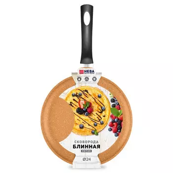 сковорода блинная НМП Оrange 24см антипр.покр. литой алюминий
