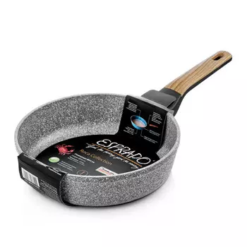 сковорода ESPRADO Roca 22см антипр.покр. кован.алюм. индукция