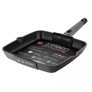 сковорода-гриль ESPRADO Carne 28см антипр.покр. литой алюминий индукция