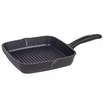 сковорода-гриль МЕЧТА Гранит black 28х28 см антипр. кам. покр. литой алюм.