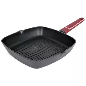 сковорода-гриль TALLER Орнамент 28см антипр.покр. литой алюминий индукция